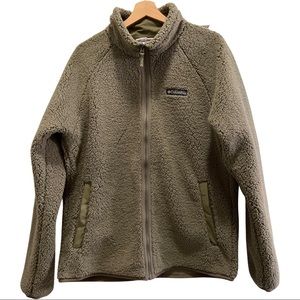 Columbia Men’s Fleece Full Zip Jacket - Green - L